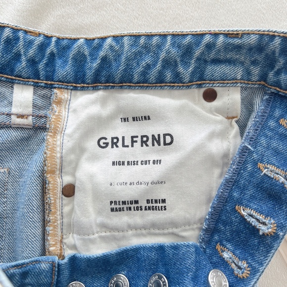 GRLFRND High Rise Vintage Cut Off Short - Picture 9 of 10